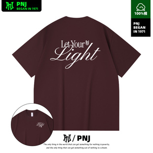 街头风情侣短袖潮流爆款印花T恤休闲百搭圆领套头纯棉百搭上衣