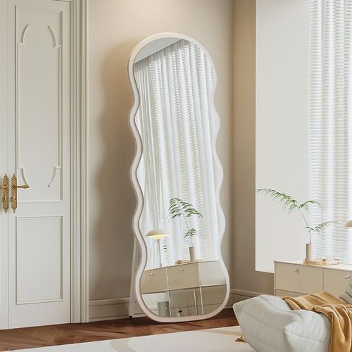 中古全身镜家用落地镜网红异型镜壁挂高级感穿衣镜卧室试衣镜子