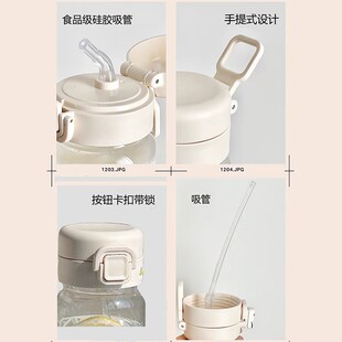 露比loopy水杯子可爱夏天吸管杯女学生小海狸卡通高颜值喝饮水壶