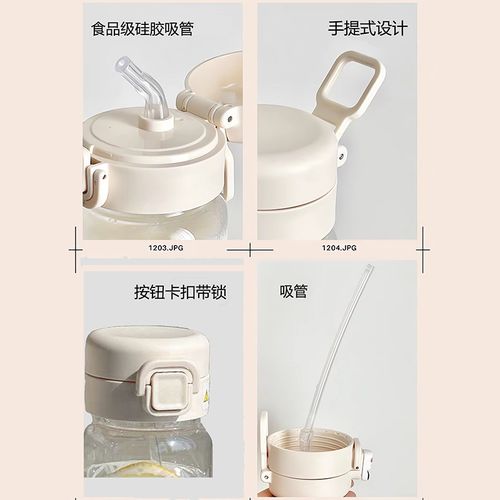 露比loopy水杯子可爱夏天吸管杯女学生小海狸卡通高颜值喝饮水壶