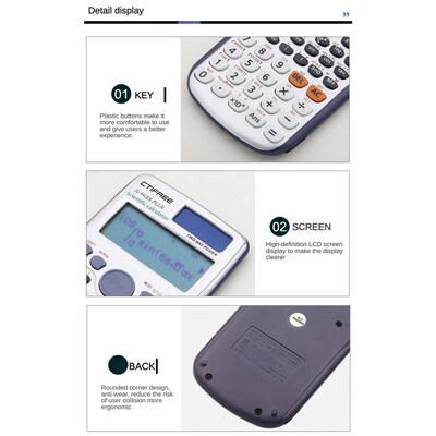 Calculator for 991ES-PLUS Original Scientific Calculator 417