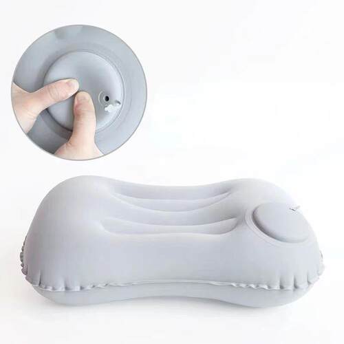 Outdoor Camping Pillow, Quick Press Inflatable Head Pillow,