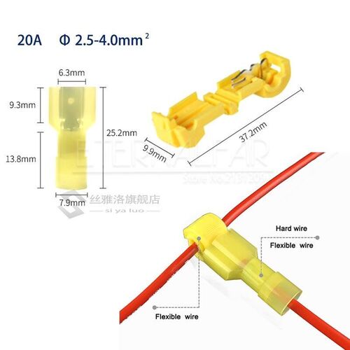Household 22-10AWG 0.5mm-4mm Wire Cable Connectors Terminals