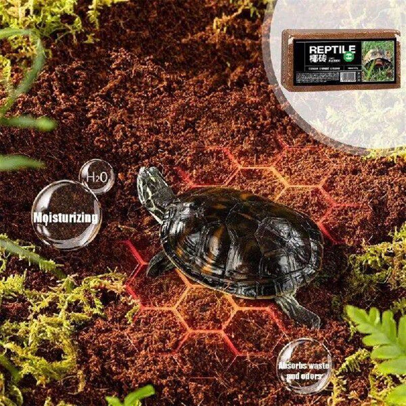 Pet Coconut Bricks Cocofiber Substrate Reptile Substrate - 实物图