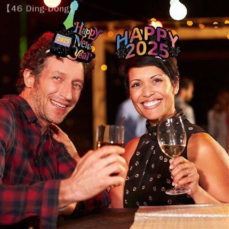 6pcs Headbands Decor New Years Eve Party Photo Props New图片
