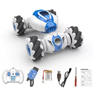 Gesture sensing remote control toy deformation car drift