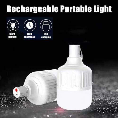 1246810pcs Camping Light USB Rechargeable LED Emergency Lamp