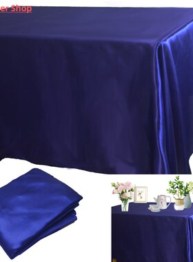 Rectangle Table Cloth Satin Tablecloth Overlays Wedding Chri