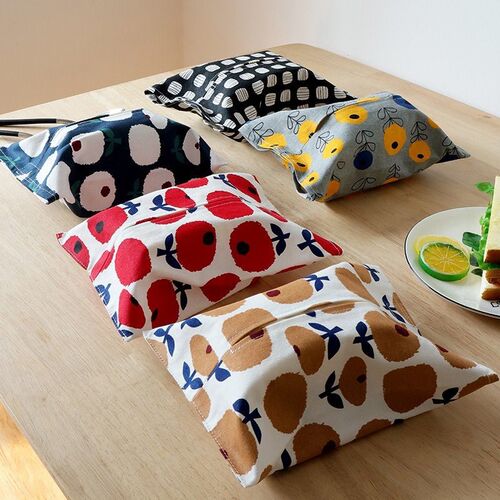 Fabric Cotton Tissue Box Car Tissue Holder Bathroom Tissue B