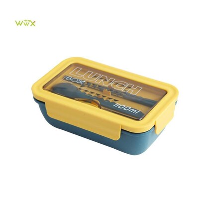 Microwave Lunch Box Portable 2 Layer Food Container Healthy