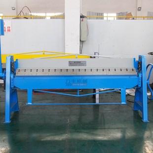 力丰手动折边机2米平刀口可分段钣金不锈钢镀锌板电动折方机厂家