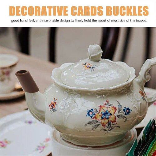 6 Pcs Teapot Spout Covers Silicone Mouth Protectors Drip