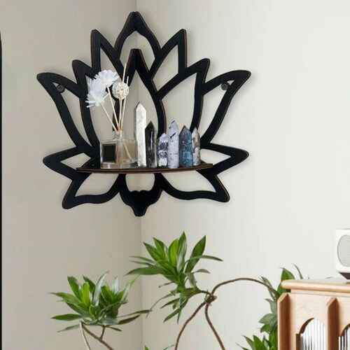 Wooden Lotus Hollow Decorative Rack Aromatherapy Organiser E