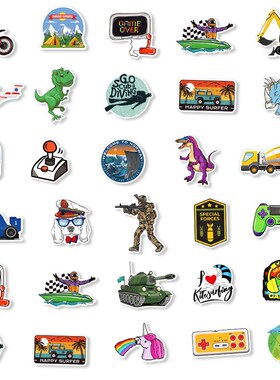 Waproof Laptop Stickers for Kids Toys Graffiti Cute Sticker