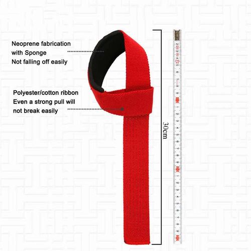 2Pcs Weightlifting Wrist Straps Srength Training Adjustable