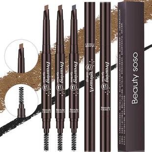 Double Ended Eyebrow Pencil Waterproof Long Lasting Eyebrow