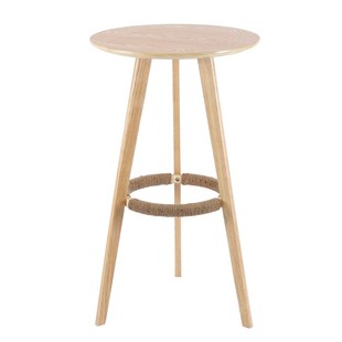 实木吧台桌家用高脚圆桌椅奶茶店咖啡厅桌椅现代吧台小圆桌子