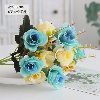 Artificial rose bouquet suit plastic flowers fake flowers si