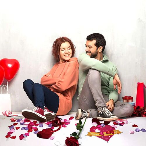 Valentines Day 200Pcs Romantic Padded Fabric Throwing