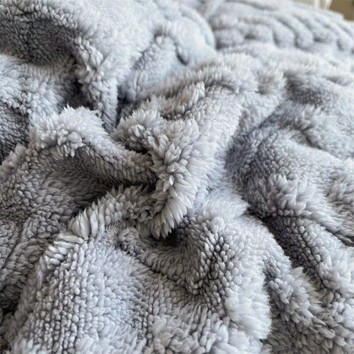 Super warm winter flannel quilt comforter blanket bed duvet
