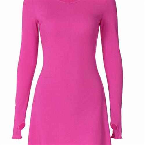 short bottoming round A-line with pullover sleeve high back