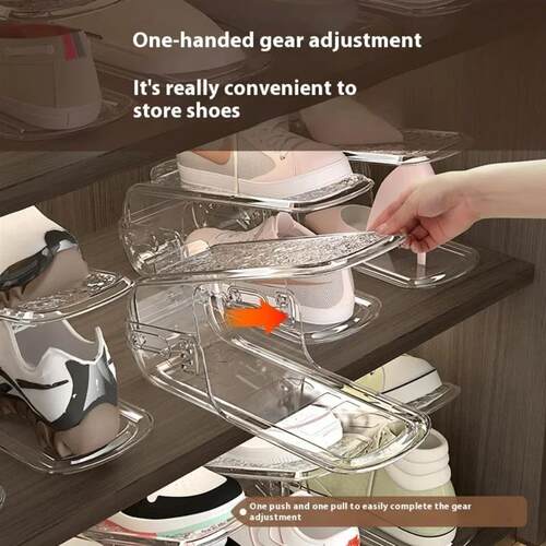 Shoe Organizer Double-layer Footwear Support Slot Space Savi