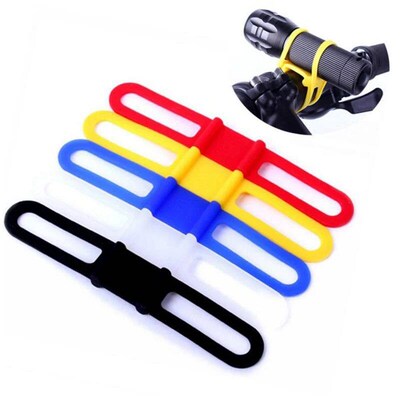 Bicycle Silicone Bandage Bike Silicone Elastic Strap Bandage
