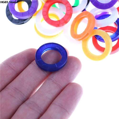1/10pcs Bright Colors Hollow Multi Color Rubber Soft Keys Lo