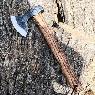 TGM野营斧把玩投掷斧飞斧飞镖斧露营斧砍伐斧5锰钢全钢锻打