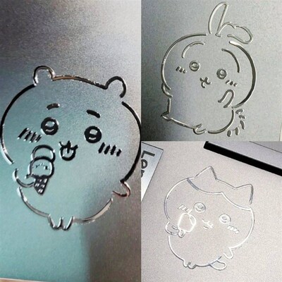 Cartoon high-looking Chiikawa metal stickers small stickers