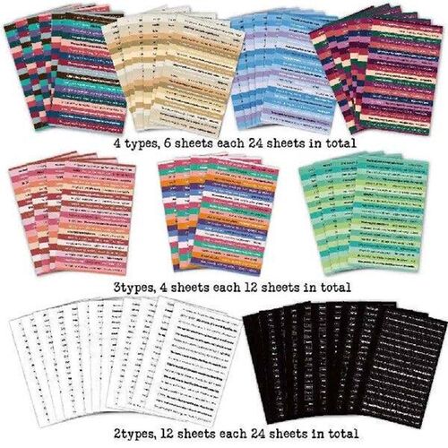 60pcs Colorful Small Talk Stickers Quote Design Sentiment