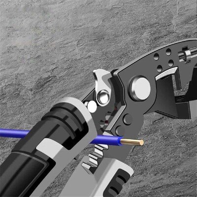 Wire Stripper Multifunctional Cable Stripper Cutter Crimper