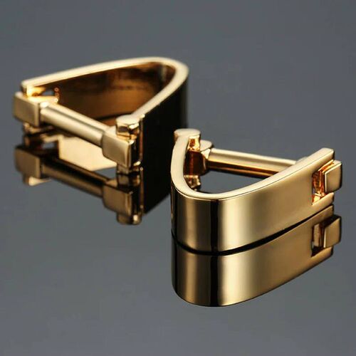 High Quality Stainless Steel Polished Cufflinks New Fashion