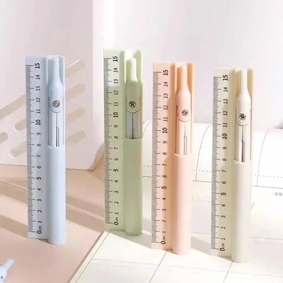 3 in 1 Compass Geometry Set with Ruler Pencil Kawaii Multifu