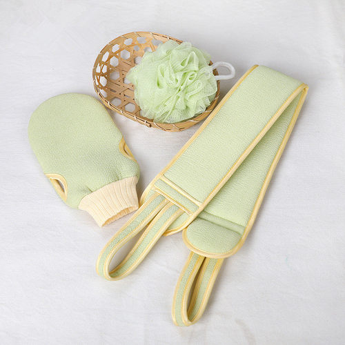 3Pcs/Set Body Cleaning Washcloth Soft Brush Home Hotel Bathr