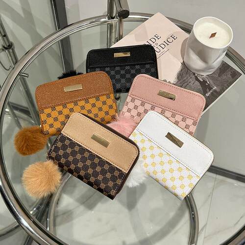 Women Short Wallet Many Department Ladies Cute Small Clutch