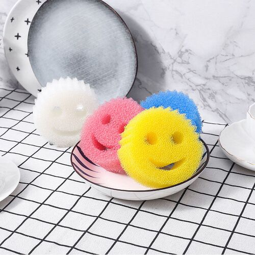 4PCS Creativity Magic Dishwashing Sponge Household Kitchen B