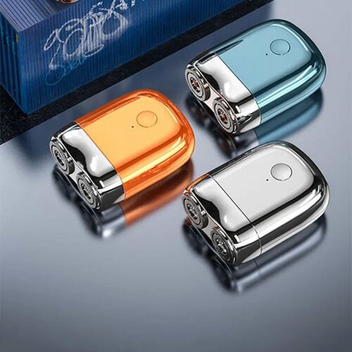 Mini Portable Electric Shave Razor Beard Trimmer Shaver Doub