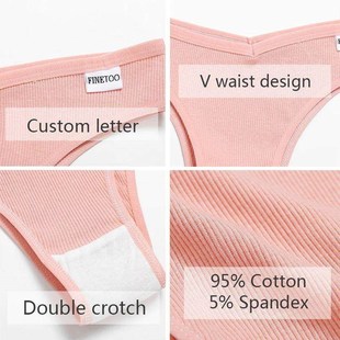 5Pcs/set Women Brazilian Panties Cotton Underwear M-XL Comfo