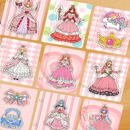Girls DIY Craft Toys Simulation Dress Up Set Princess Handma
