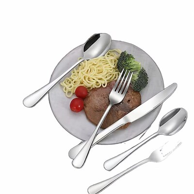 moonlig Stainless steel western cutlery knife fork spoon set