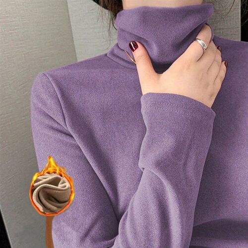Womens Thermal Underwear High Collar Autumn Winter Thickeni