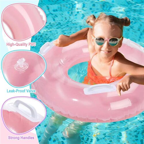 3 Pack 33 Inflatable Pool Floats with Handle for Kids Adul