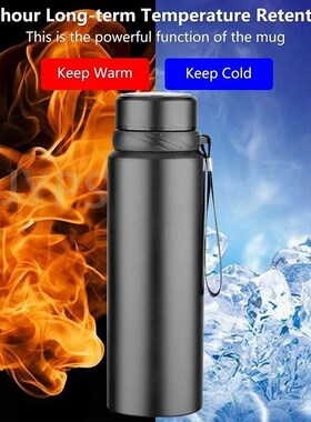1L Thermal Water Bottle Keep Cold and Hot Water Bottle Therm