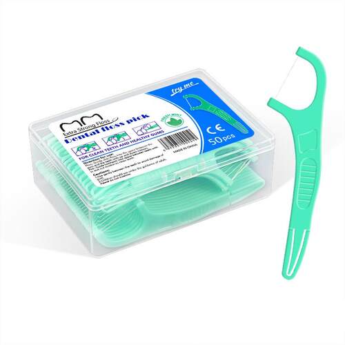 Double gun line dental floss stick 3盒150支牙线
