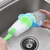 decontamination brush cleaning bottle milk