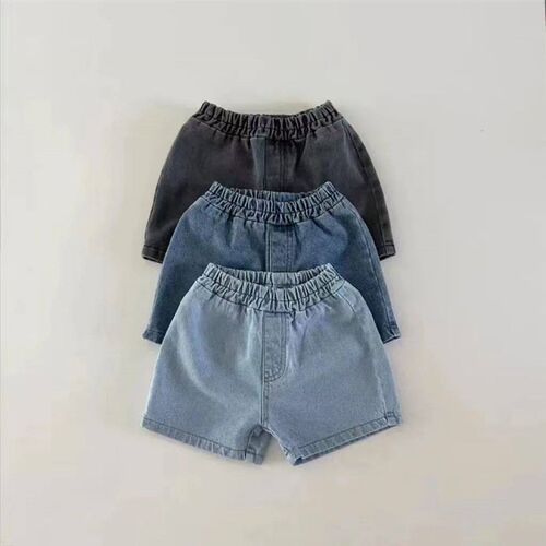 Summer New Baby Denim Shorts Solid Boys Girls Short Jeans To
