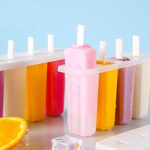 4-Section Old-Fashioned Ice Pop Molds for Home DIY - Make Yo