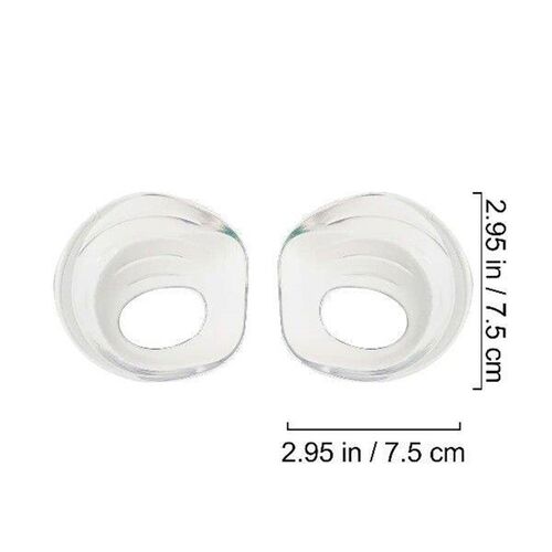 2 Pairs Heel Pad Plantar Fasciitis Insoles for Men Shoe