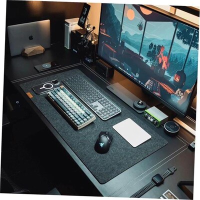 Wool Felt mouse pad mat Large XXL Office Computer Desk Table